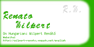 renato wilpert business card